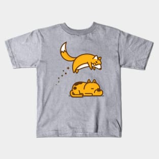 Fox and Lazy Dog Kids T-Shirt